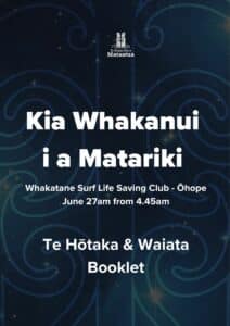 Cover image of Te Hōtaka and Waiata Booklet